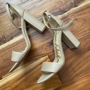 Nude Sam Edelman Yaro Heeled Sandal Size 7.5